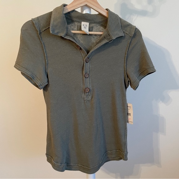 NEW Free People Poppy Polo - Picture 10 of 14